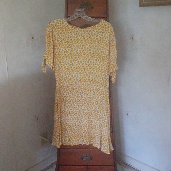 Faithfull The Brand Yellow Dress-EUC - Picture 1 of 7